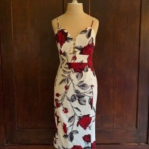 Multicolored floral dress